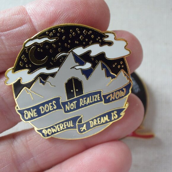 3 Collectible Enamel Pins 2 Owlcrate 1 LitJoycrate Like New! - Picture 2 of 8